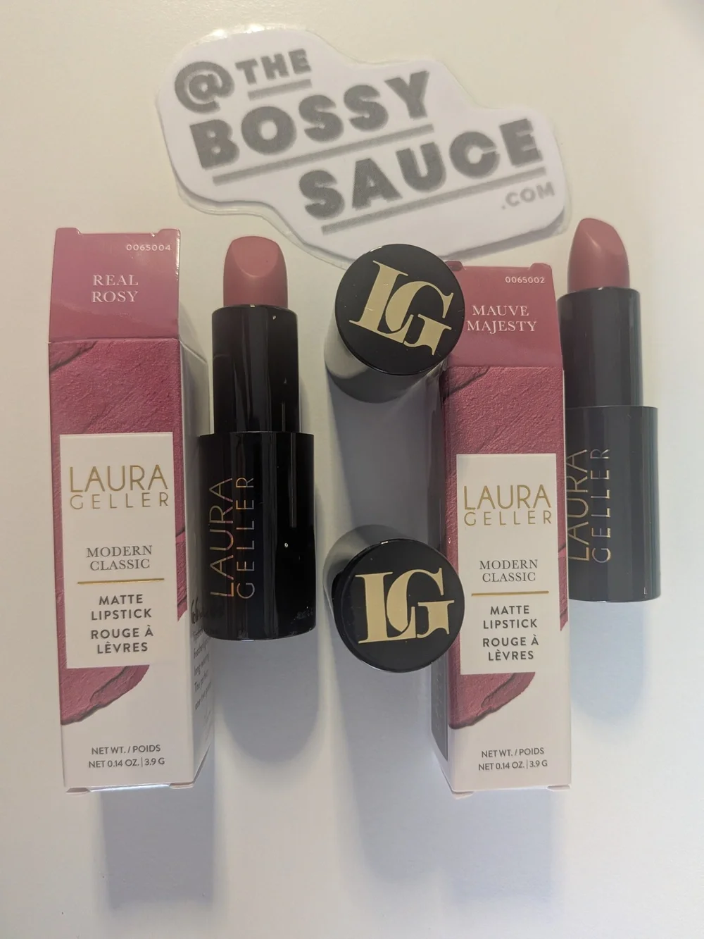 🌸 Laura Geller Modern Classic Lipstick in Real Rosy OR Mauve Majesty NWT